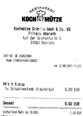 kmrd Hffner Kochmtze Restaurant